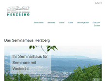 Tablet Screenshot of herzberg.org